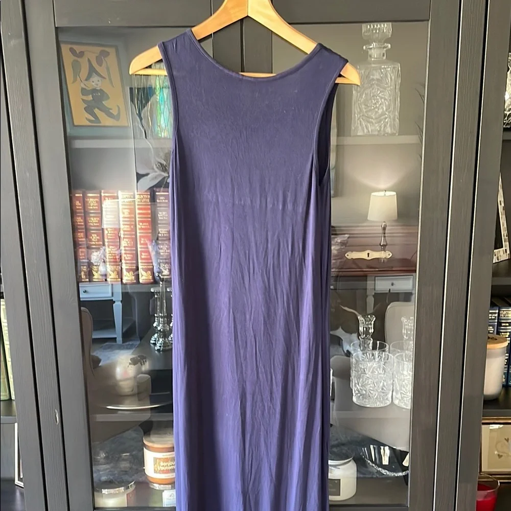 ♻️Xhilaration Purple Sleeveless Halter Maxi Dress - Picture 6 of 6